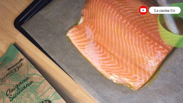 ~ЛОСОСЬ ~запечённый в духовке• сочный•вкусный ~ Foydali QIZIL BALIQni Eng Foydali Usulda Pishirish✅