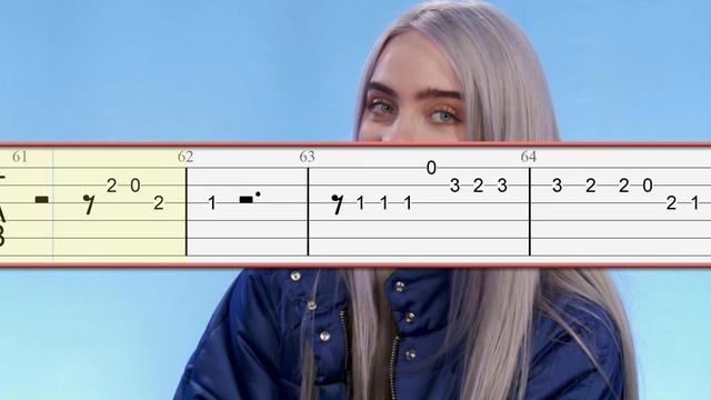 Billie Eilish - Everything I Wanted Guitar Tab Tutorial смотреть онлайн