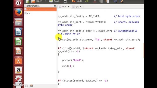 #4 simple client server program using Socket programming in c example multiple in linux tcp udp смотреть онлайн