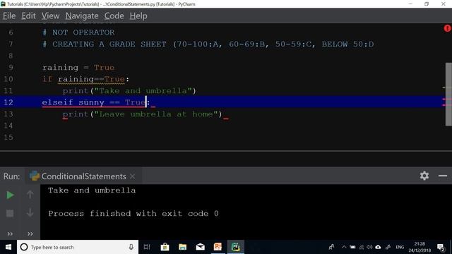 Conditional Statements in Python - Part 1 смотреть онлайн