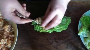 Как красиво завернуть голубцы. Голубцы треугольники.