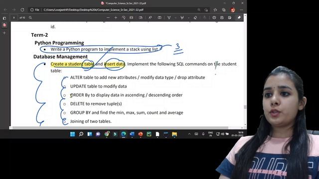 MySQL Commands for Practical File | Term 2 Practical File Class 12 Computer Science | Lovejeet Aror смотреть онлайн