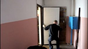 Замена мдф накладки на входной двери.