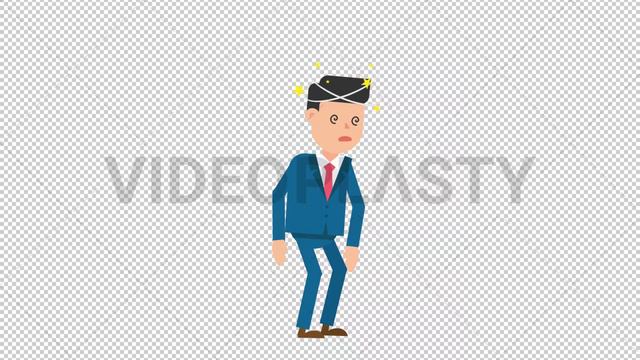 Corporate Man Being Dizzy Animation [ MOV | GIF ] смотреть онлайн
