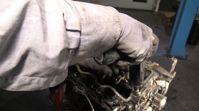 How to disassemble Camshafts Toyota Camry 2.2 5S-FE engine смотреть онлайн