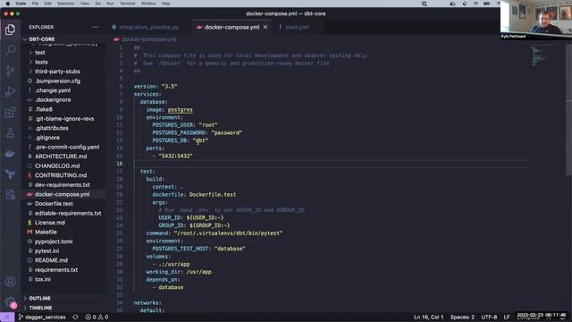 Running Postgres for integration tests inside Dagger смотреть онлайн