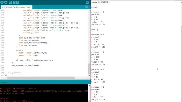 ESP32-CAM Face Detection смотреть онлайн