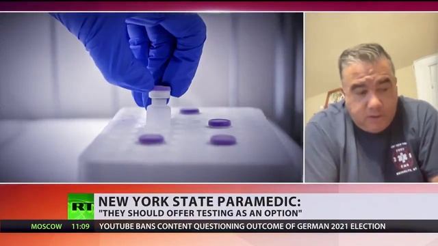 New York State is considering sending in National Guard to replace unvaccinated healthcare workers смотреть онлайн