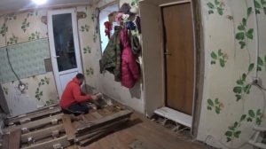 Утепление полов ПЕНОПЛЕКСОМ и OSB//Укрываю розы//ЖИЗНЬ  В ДЕРЕВНЕ