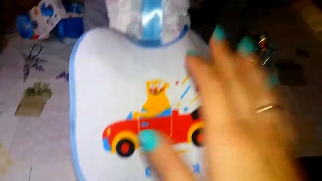 Мотоцикл из памперсов. Подарок новорожденному смотреть онлайн