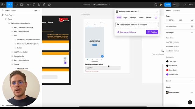 Designing and Publishing a UX Survey in Figma смотреть онлайн