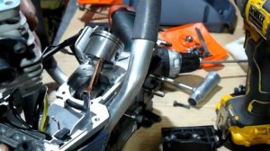Oleo-mac GSH 56(51) Efco 560(510)- конкурент Stihl MS 180 но мощнее. Часть 3