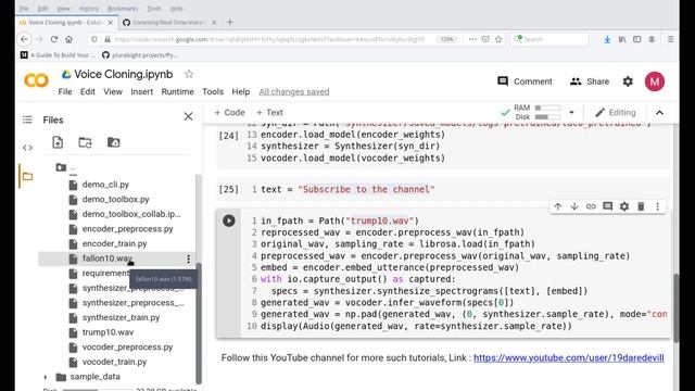 Voice Cloning Tutorial with Code - Python Project-Deepfake Audio (No coding knowledge needed) FREE смотреть онлайн