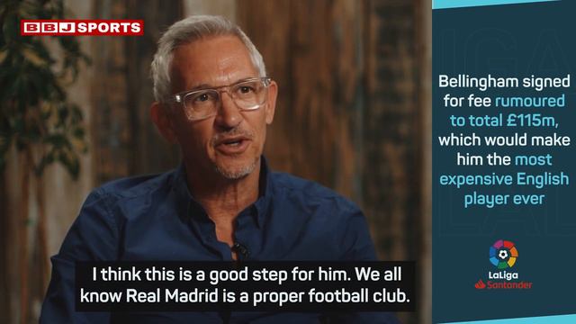 'Real Madrid is the right step for Bellingham' - Lineker смотреть онлайн