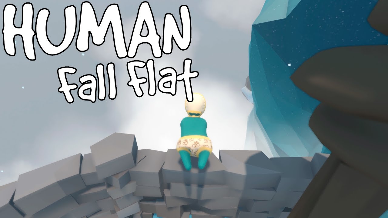 Снежная зона. Human： Fall Flat. Кооператив. смотреть онлайн