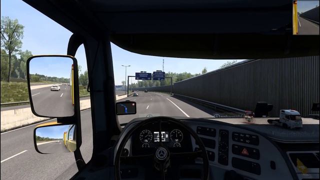 Mercedes Actros V8 DHL 600cv_ 20 000KG d'Emballage_ Euro Truck Simulator 2 1.46 смотреть онлайн