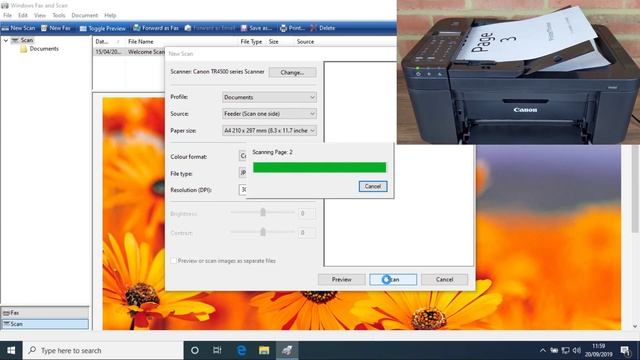 Canon TR4550 Scan To Windows 10