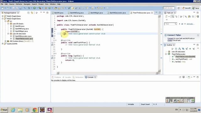 [Java] - Module2 Chap8 Decorator Design Pattern | Học Lập Trình