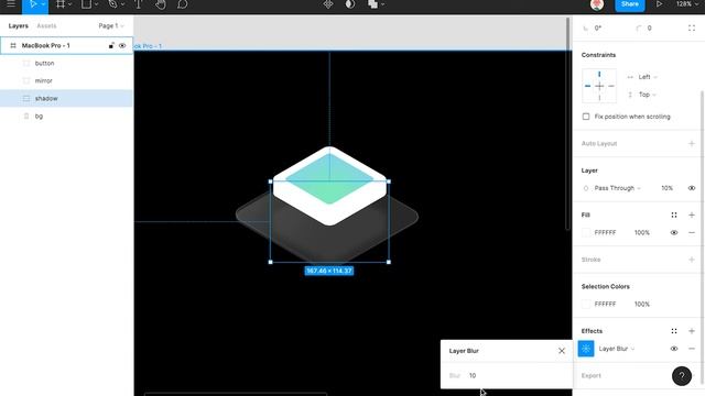 Figma glow button animation tutorial | Figma Smart Animation смотреть онлайн