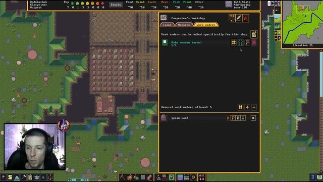 Dwarf Fortress. Гайд для новичков. #7 Кто такой менеджер? Нанимаем менеджера. смотреть онлайн