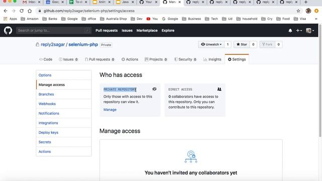 How to make public private repository in github.com | manage repo access смотреть онлайн