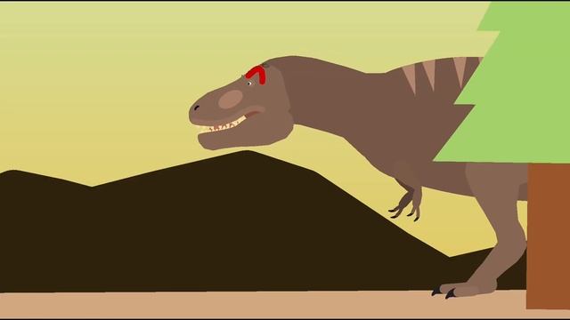 (STICKNODES) Animated Dinosaur fight - Trex vs Triceratops смотреть онлайн