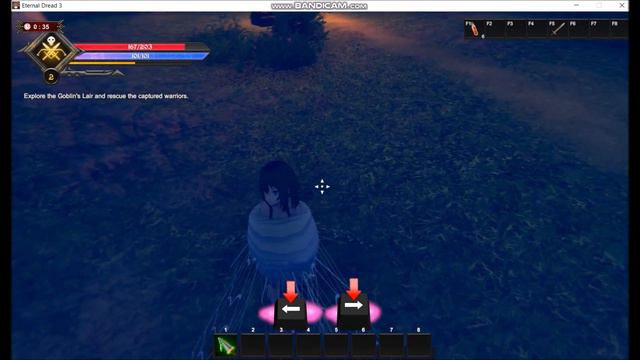 Anime Girl Tied Up - Video Game