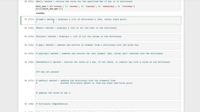 Dictionaries in Python смотреть онлайн
