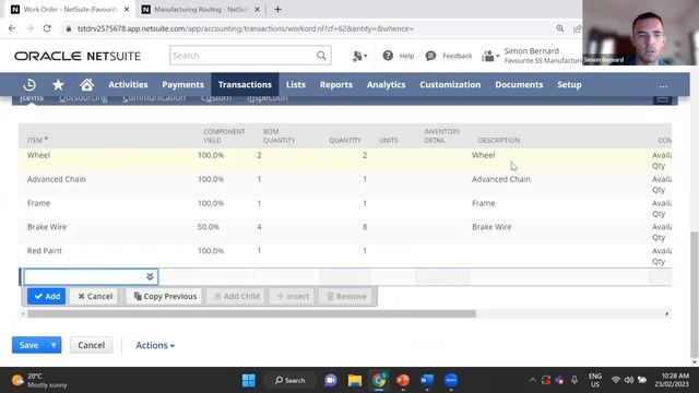 Oracle NetSuite - Advanced Bill of Materials with Liberate I.T. смотреть онлайн