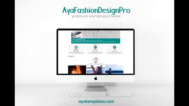 AyaFashionDesignPro - Premium WordPress Theme смотреть онлайн