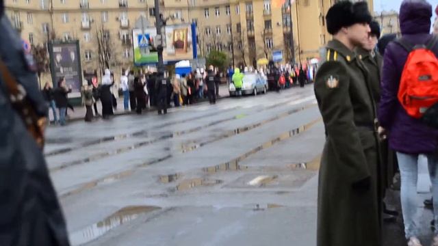 Санкт-Петербург, Московский пр., 27 октября 2013. Олимпийский огонь смотреть онлайн