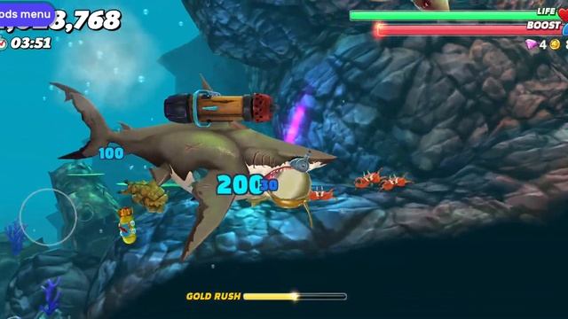 Hungry Shark World Mod Menu 5.0.2 Unlimited Money & Unlock All Shark Game Play Part 90 смотреть онлайн