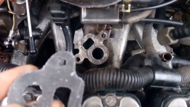 Клапан EGR (часть 3) Opel c16nz. смотреть онлайн