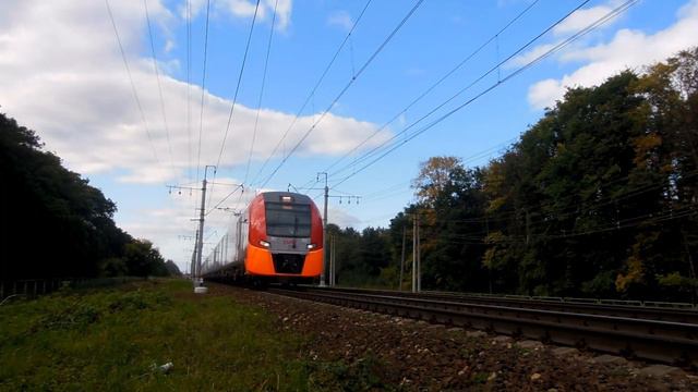 Электропоезда ЭС1-022/020 «Ласточка» Desiro RUS смотреть онлайн