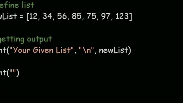 Reversing List in Python | swaping list method #deepak.j #python #programming смотреть онлайн