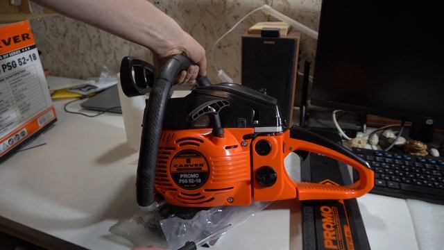 Бензопила Carver PROMO PSG 52-18 распаковка