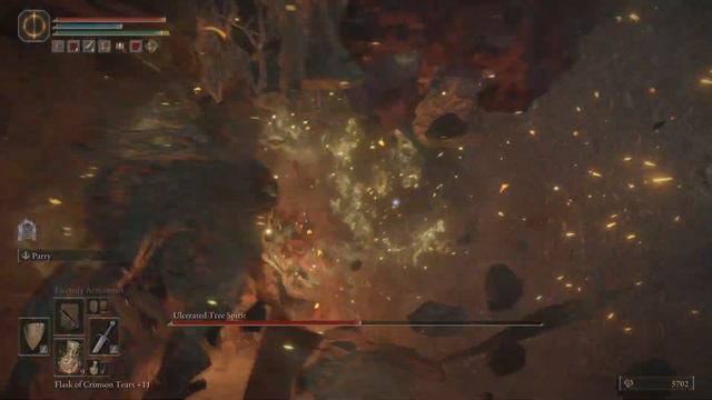 ELDEN RING - Ulcerated Tree Spirit (Giants' Mountaintop Catacombs) (Boss) - PS5 смотреть онлайн