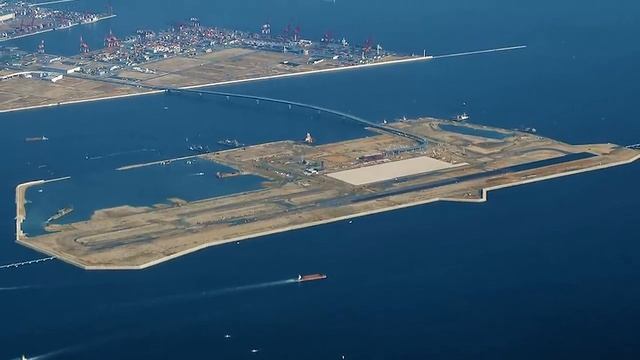 Первый в мире аэропорт построенный в море - Кансай смотреть онлайн