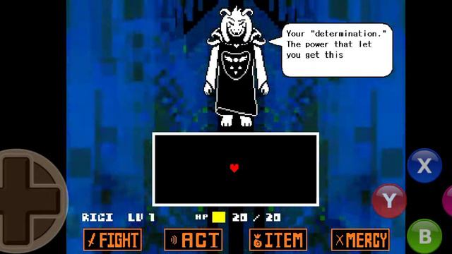 Undertale Asriel Dremurr Boss Fight (720p)