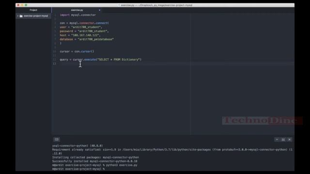 how to connect mysql database in python - python connect read mysql database- learn python-Lesson 2 смотреть онлайн