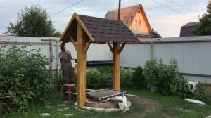 Дачный колодец. Вариант оформления