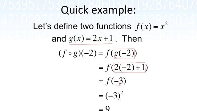 Function Composition (Applied Calculus, Sec 1.1 part 4) смотреть онлайн