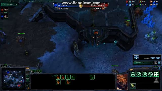 SC2 Casual Mid Level Replays (ZvZ) Yogibear VS MajorFailure Part 1 смотреть онлайн