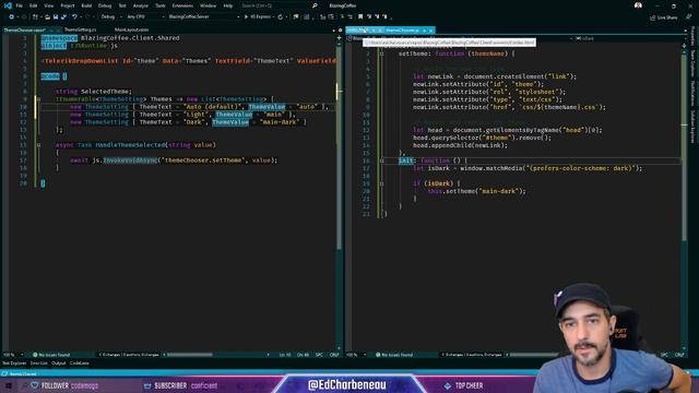 Blazor saving user preferences: theme settings смотреть онлайн