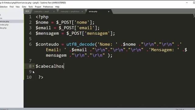 PHP 8 - Aula 17 - Função Mail do PHP смотреть онлайн