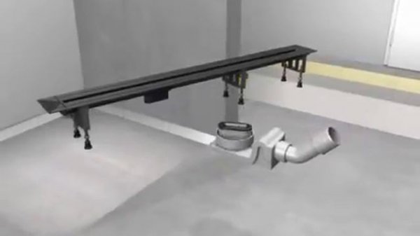 Viega Advantix Vario. Как установить душевой лоток