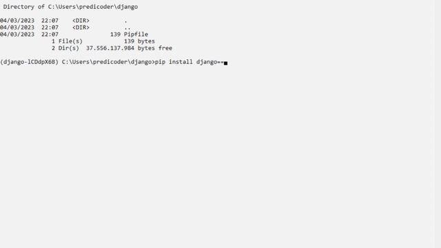 02. Install python, pipenv dan django di windows смотреть онлайн