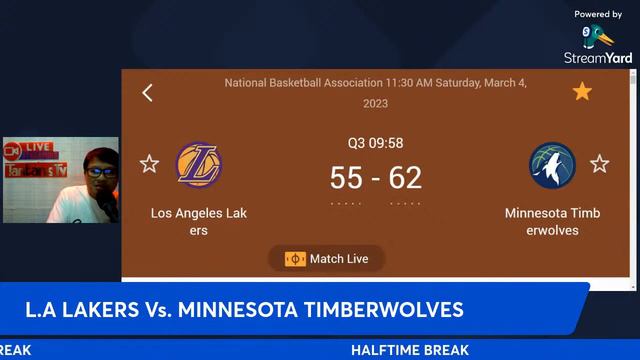L.A LAKERS Vs. MINNESOTA TIMBERWOLVES - NBA Live SCOREBOARD | Tantans Tv#nbalivescoreboard