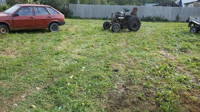 ВАЗ 2109 с двигателем от мотоблока. Она прёт!!! Ч. 2. смотреть онлайн