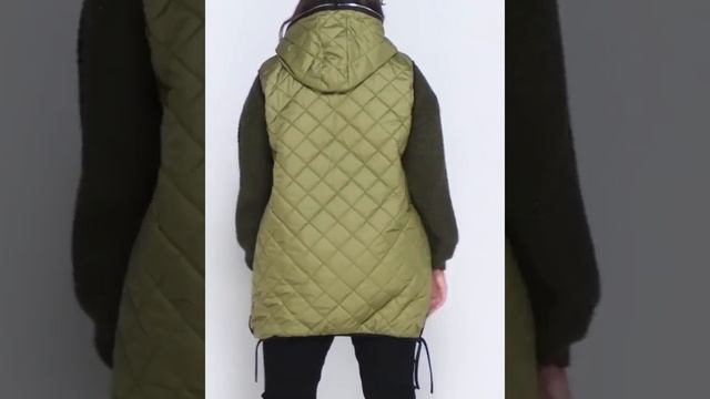 Женская стеганая жилетка больших размеров смотреть онлайн